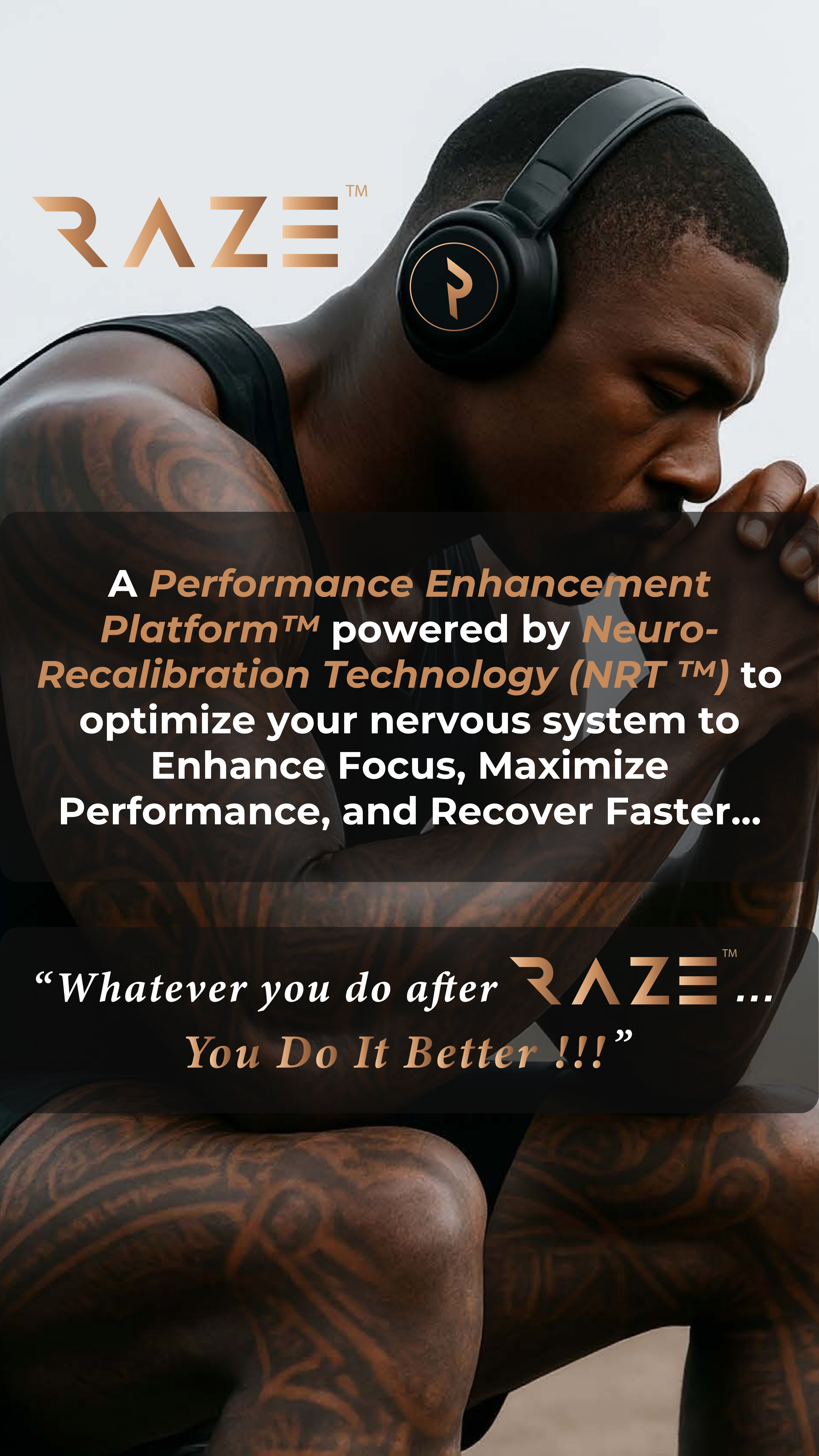 RAZE app — Performance Platform